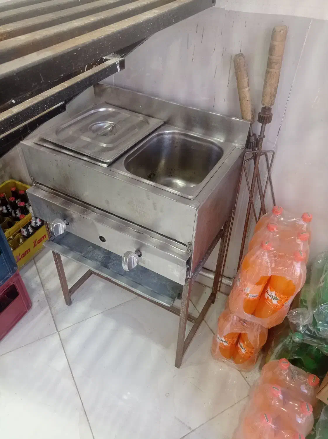 یخچال ایستاده ویترینی و سرخ کن|فروشگاه و مغازه|مشگین شهر, |دیوار