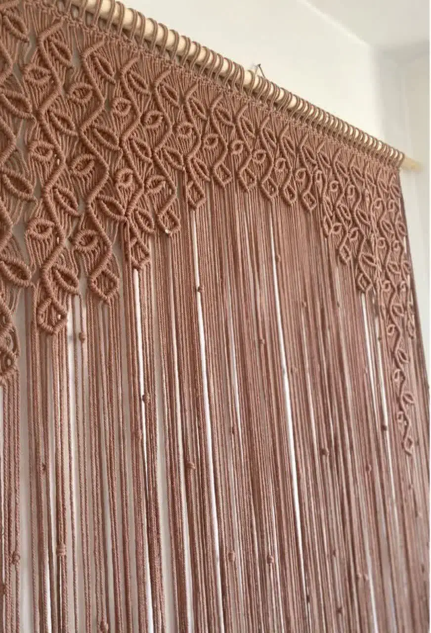 بافت محصولات مکرومه ترند|پرده، رانر، رومیزی|شیراز, احمدی جنوبی|دیوار