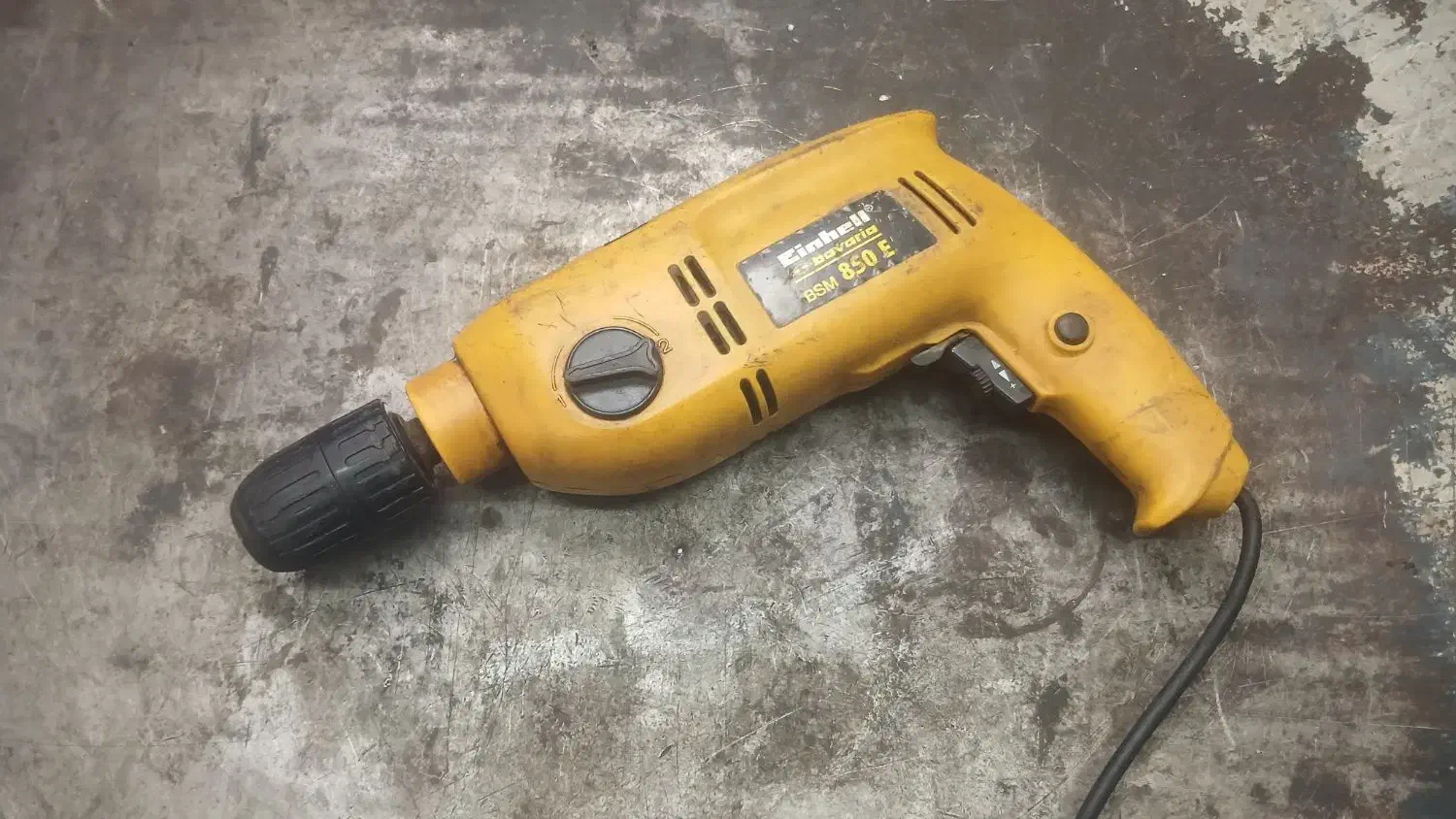 دریل آینهل قدیمی پر قدرت|ابزارآلات|رشت, بیجارپس|دیوار