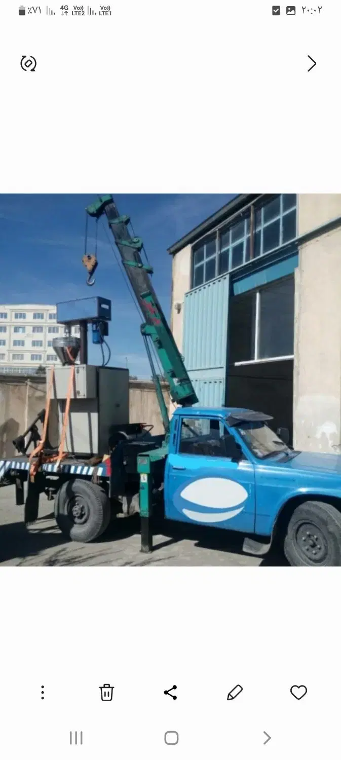 جرثقیل نیسان ۲ تن مهرشهر، گلشهر ، محمدشهر چهارباغ|خدمات حمل و نقل|کرج, حسینآباد|دیوار
