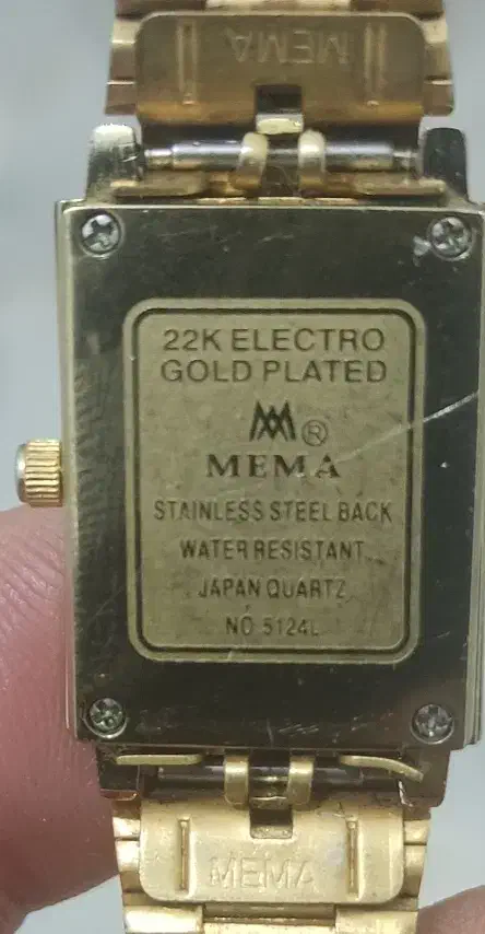 ساعت ست مما اصل ژاپن MEMA طلایی|ساعت|بروجرد, |دیوار