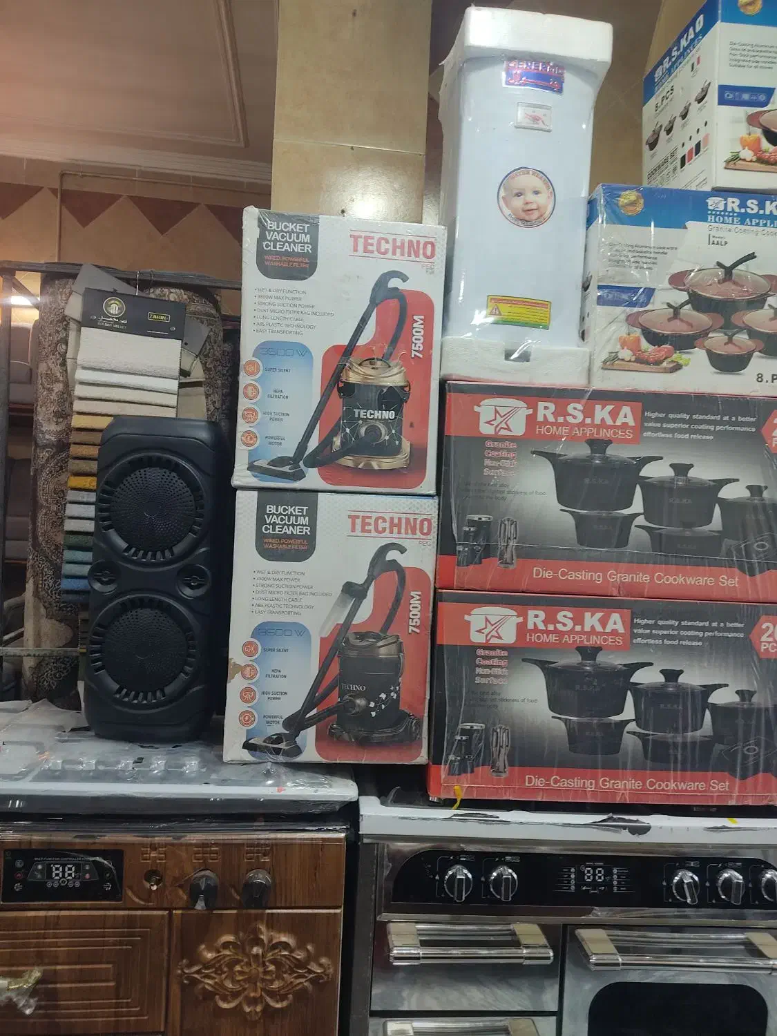 قابلمه چدن 8پارچه|ظروف سرو و پذیرایی|بروجرد, |دیوار