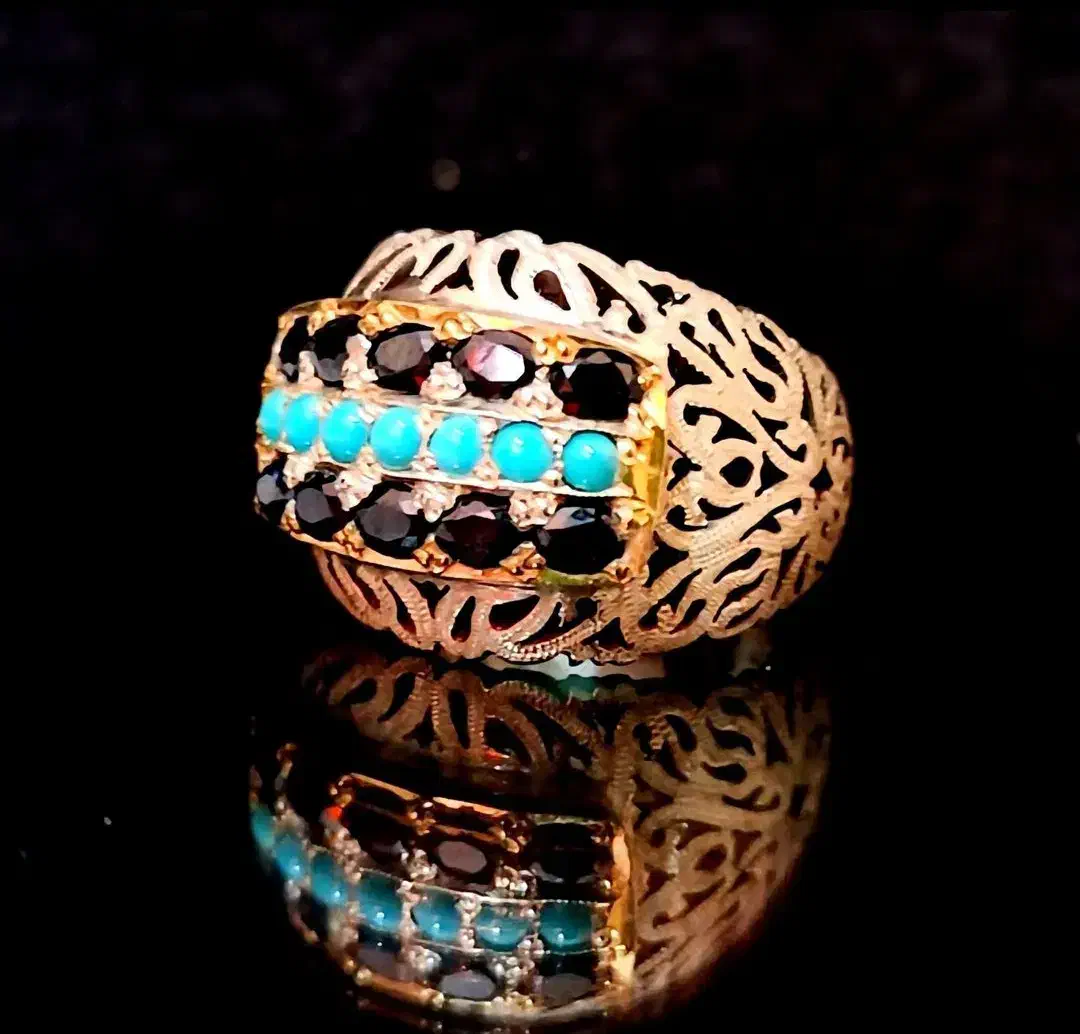 انگشتر نقره دست ساز|جواهرات|پرند, فاز ۴|دیوار