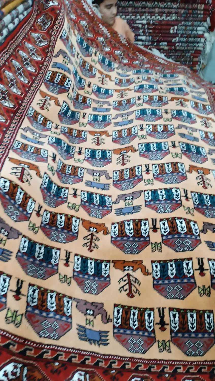 چهارتخته قالیچه ۱۳۵/۲۱۰|فرش|آق قلا, |دیوار