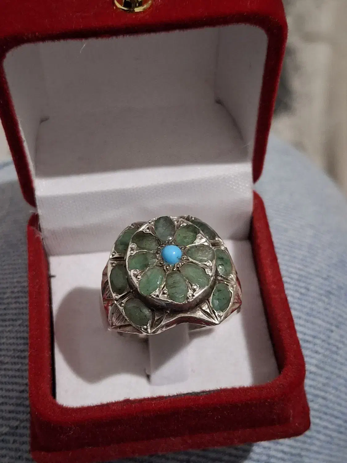 انگشتر زمرد پنجشیر|جواهرات|ورامین, خیر آباد|دیوار