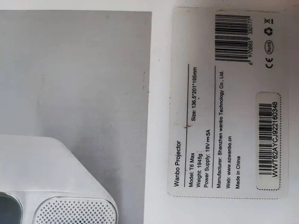 ویدیو پروژکتورT6Max|تلویزیون و پروژکتور|گرمدره, |دیوار