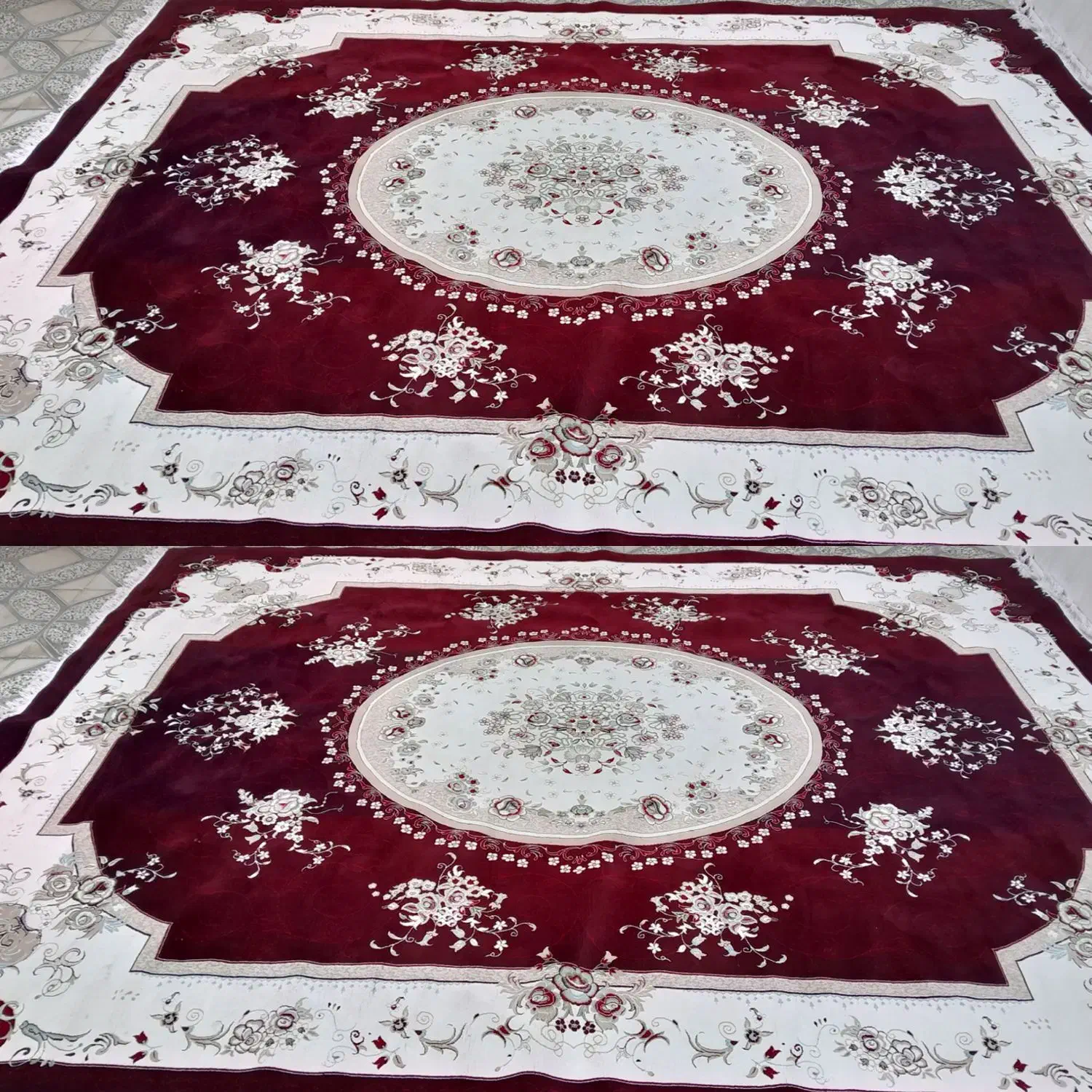 ۲ عدد فرش رازین مشهد با تخفیف خوب|فرش|باغ ملک, |دیوار