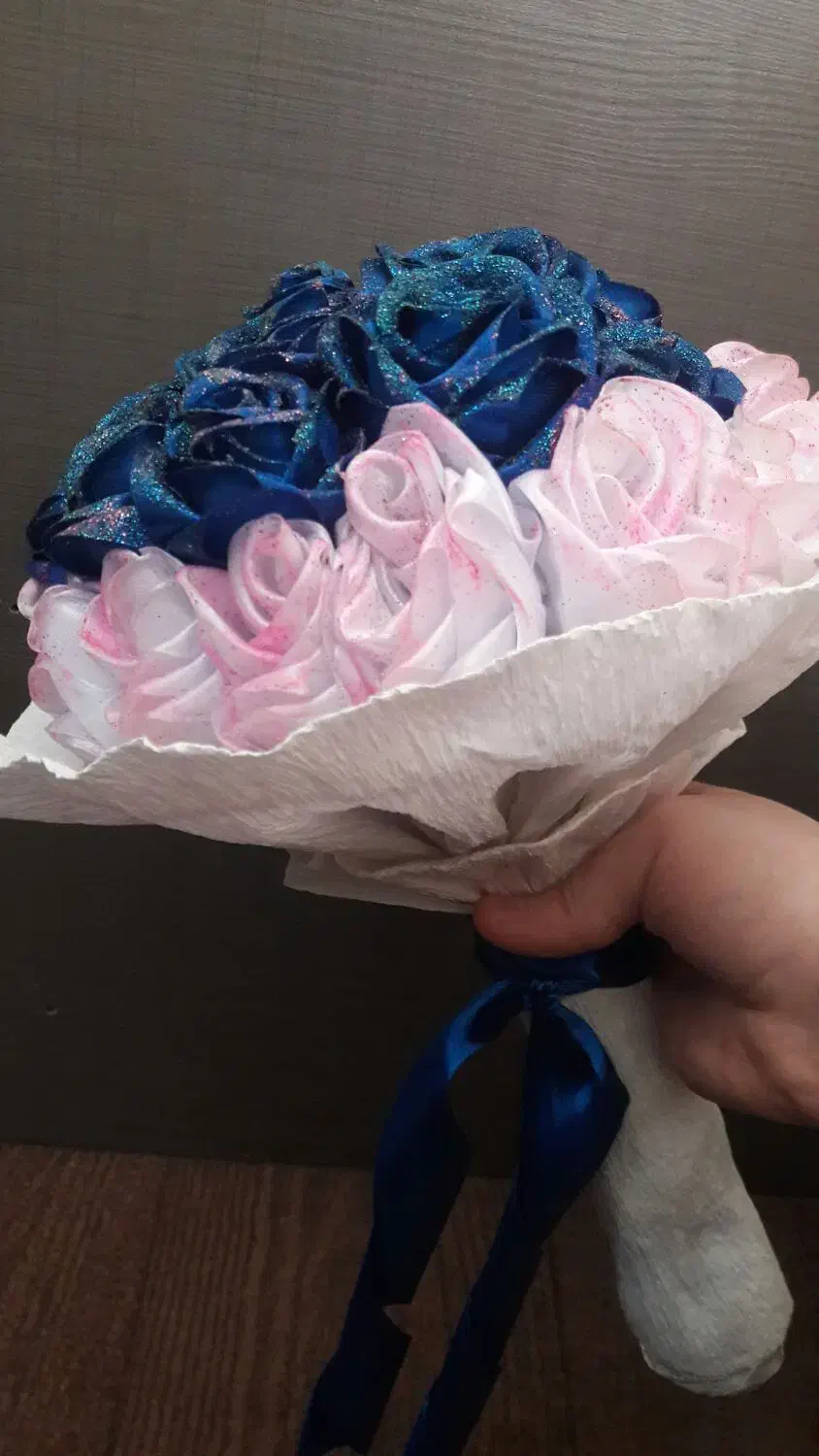 دسته گل ربانی|گل مصنوعی|گنبد کاووس, |دیوار