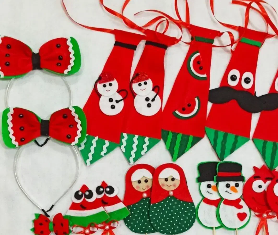 تزیینات نمدی یلدایی|صنایع دستی و سایر لوازم تزئینی|خرمآباد, |دیوار