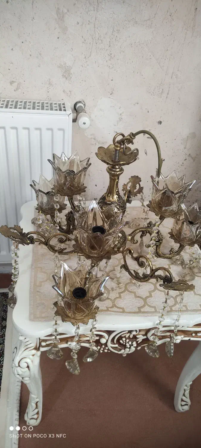 لوستر برنز اصلی|لوستر و چراغ آویز|سنندج, |دیوار