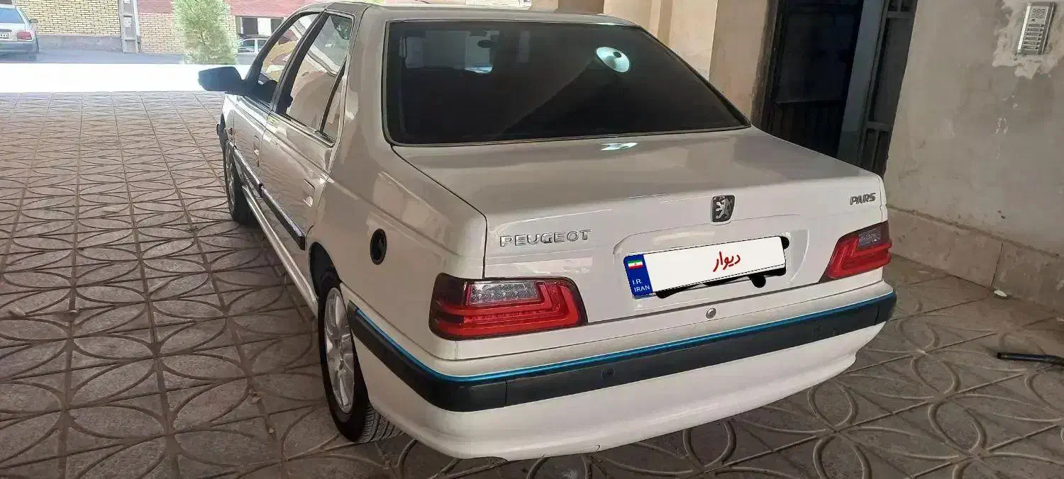 پژو پارس سفید|خودرو سواری و وانت|سقز, |دیوار