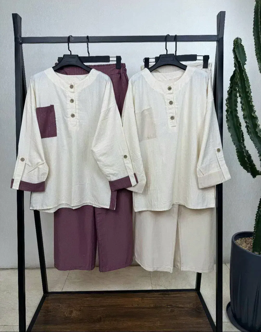 ست لنین|لباس|رباط‌کریم, مسکن مهر آبشناسان|دیوار