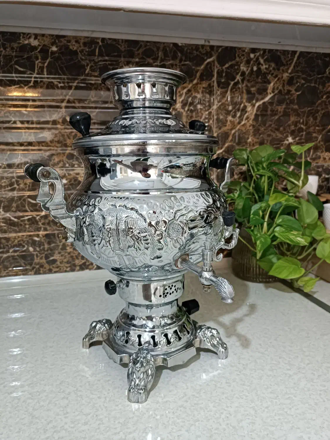 سماور گازی اکبند نو مناسب جهیزیه|سماور، چایساز، قهوهساز|مشهد, ولیعصر (شهرک غرب)|دیوار