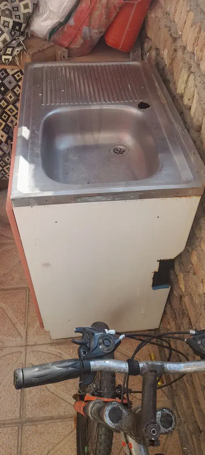 چرخ شماره بیست کمک دار وکابینت سینگ دار|دوچرخه، اسکیت، اسکوتر|تبریز, |دیوار