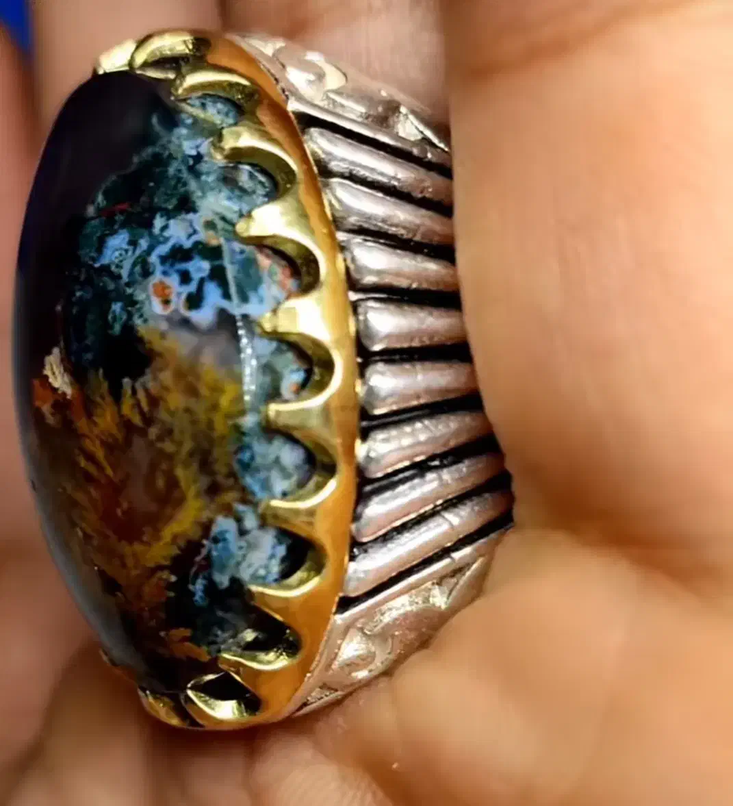 انگشتر شجر گل اناری بی نظیر|جواهرات|سرایان, |دیوار