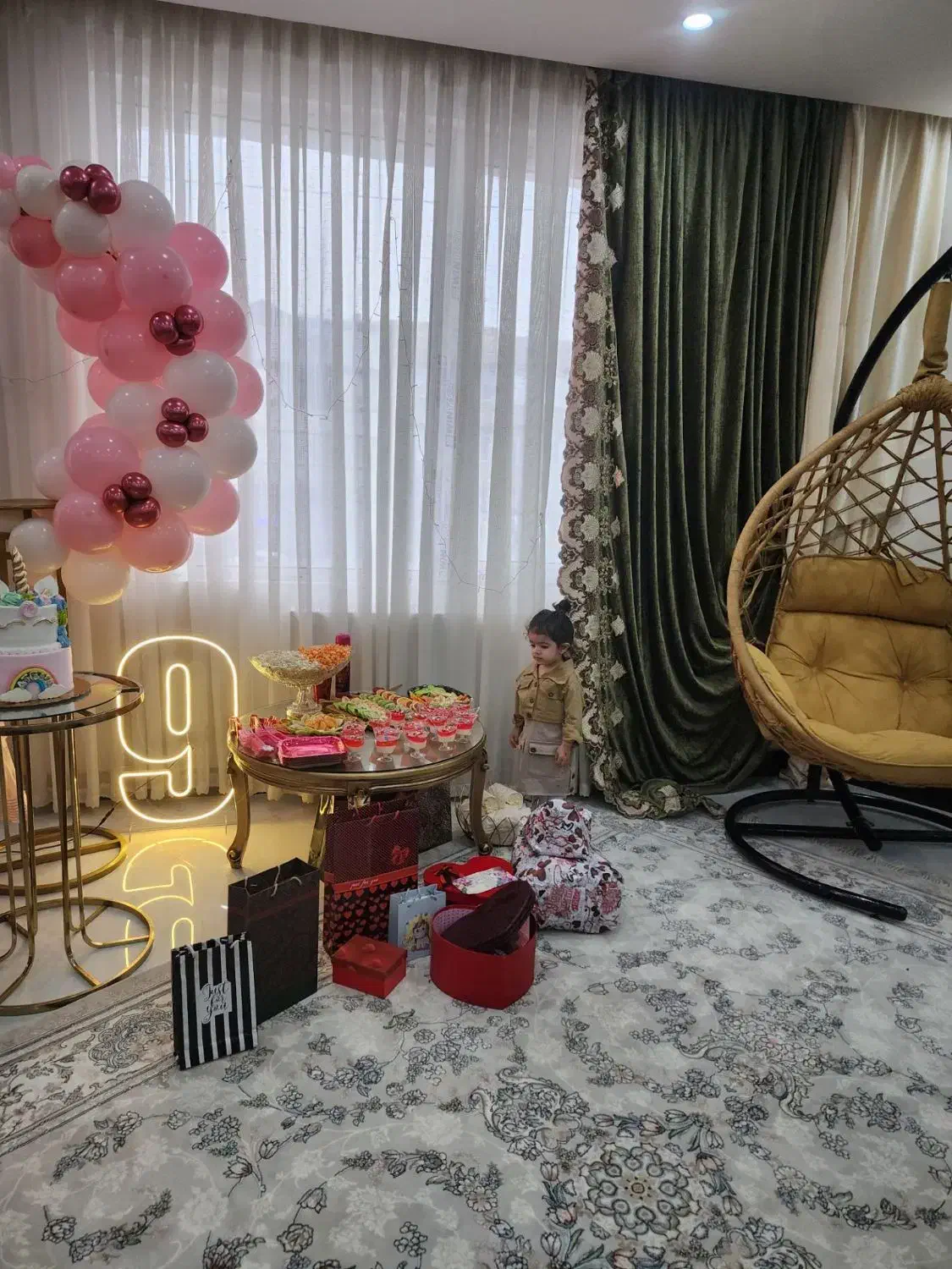 پرده پذیرایی|پرده، رانر، رومیزی|چناران, |دیوار