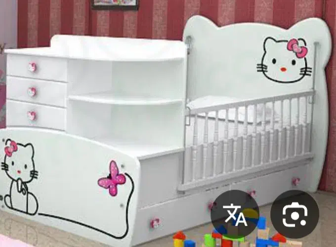 تختخواب کودک همراه با تشک طبی|اسباب و اثاث بچه|سیرجان, |دیوار