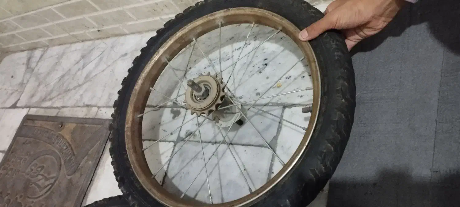 یک جفت لاستیک دوچرخه 16|دوچرخه، اسکیت، اسکوتر|بیرجند, |دیوار