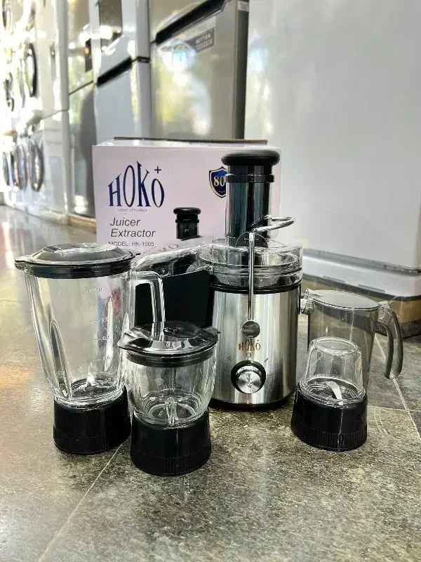 آبمیوه گیری 4کاره هوکو پلاس با ضمانت معتبر و ارسال|آبمیوه‌گیر و آب‌مرکبات‌گیر|مشهد, گلشور|دیوار