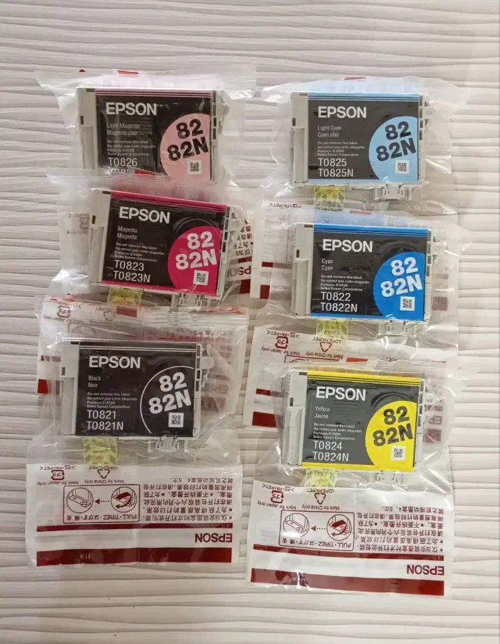 یک سری کارتریج اورجینال EPSON T-50 رنگی|پرینتر، اسکنر، کپی، فکس|مشهد, رضاشهر|دیوار