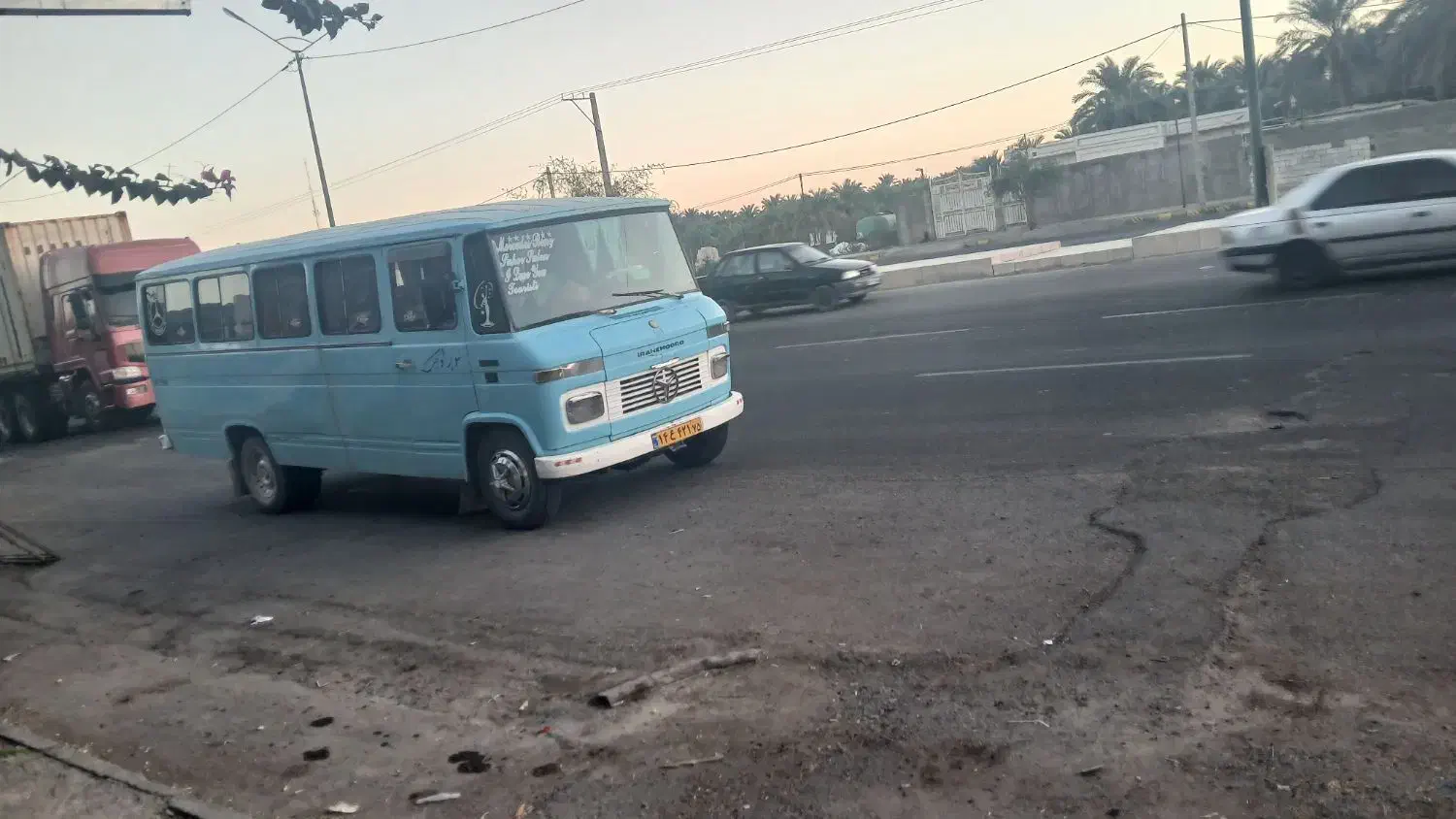 مینبوس بنز مدل ۶۴|خودرو سنگین|بم, |دیوار