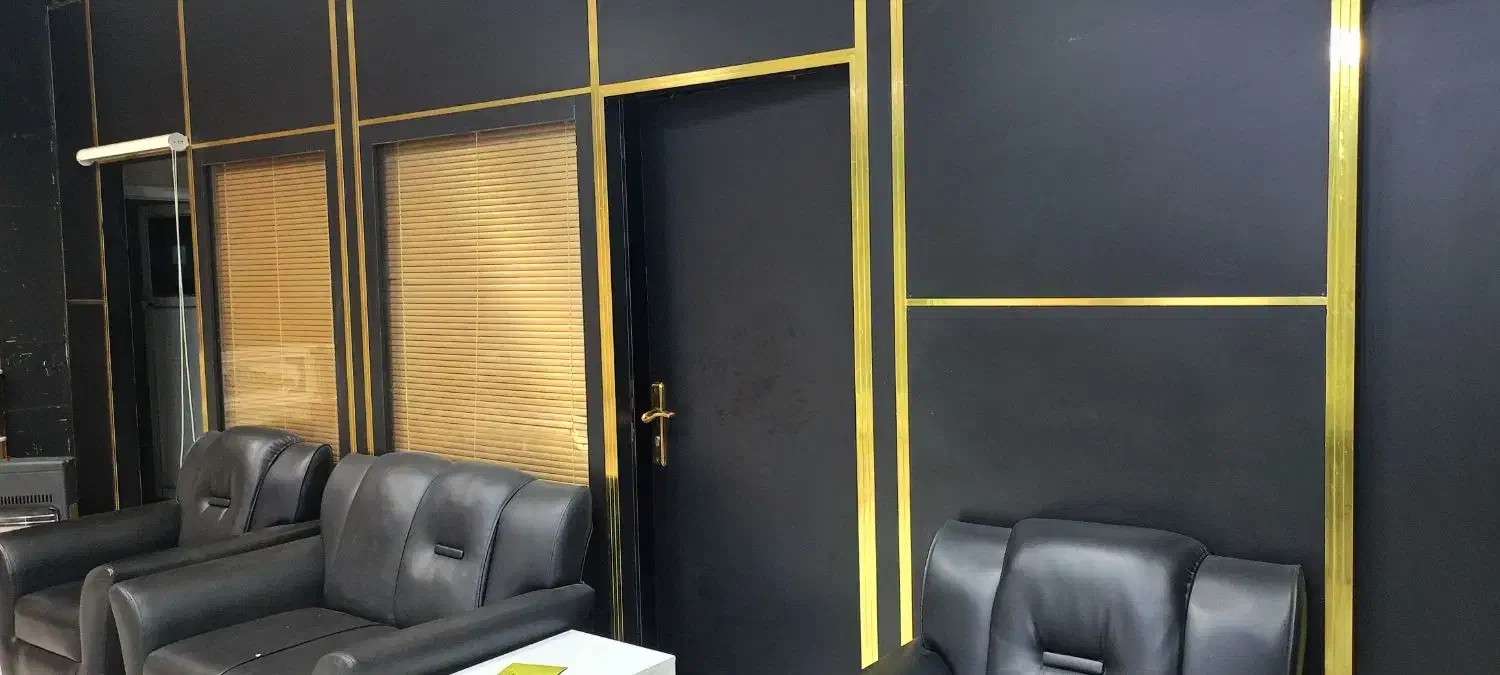 پارتیشن دوجداره   همراه با پرده ولومی|دفتر کار|قرچک, زیبا شهر|دیوار