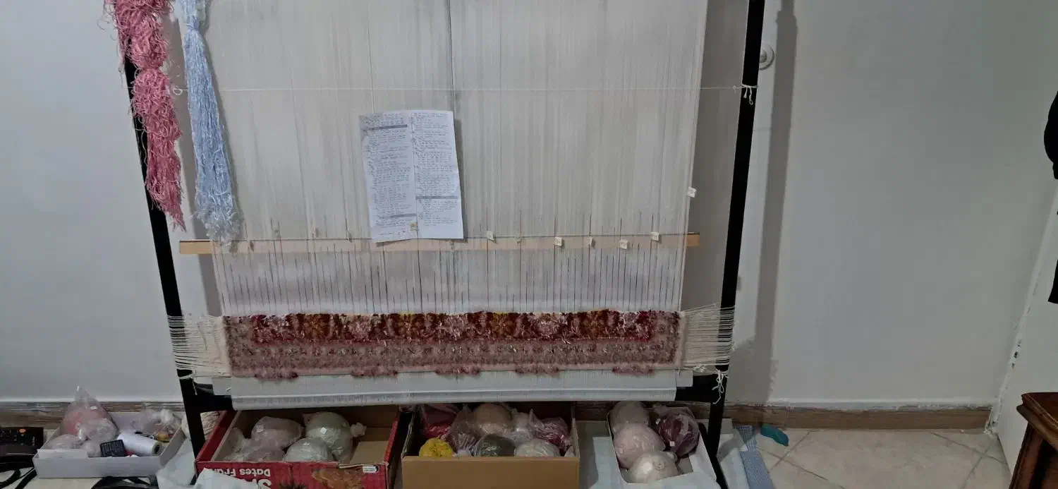 دار قالی چله کشی شده|فرش|اندیشه, اندیشه فاز ۴|دیوار