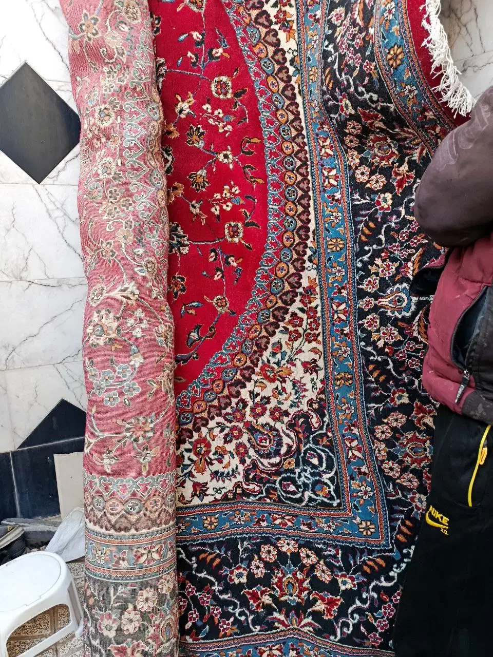 یک عدد فرش 3 در4 یک عددکناره|فرش|سبزوار, گلشن|دیوار