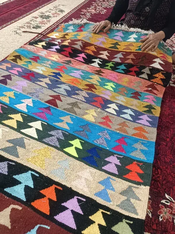 گلیم دست بافت|گلیم، جاجیم، گبه|بروجرد, |دیوار