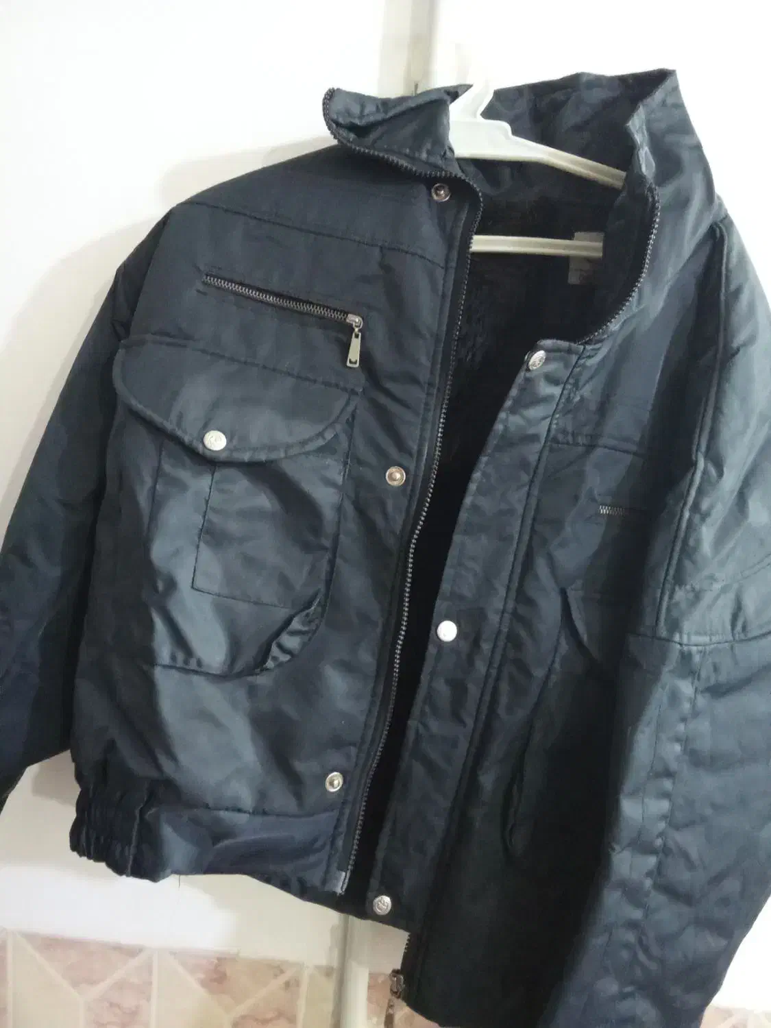 کاپشن مردانه مشکی|لباس|بم, |دیوار