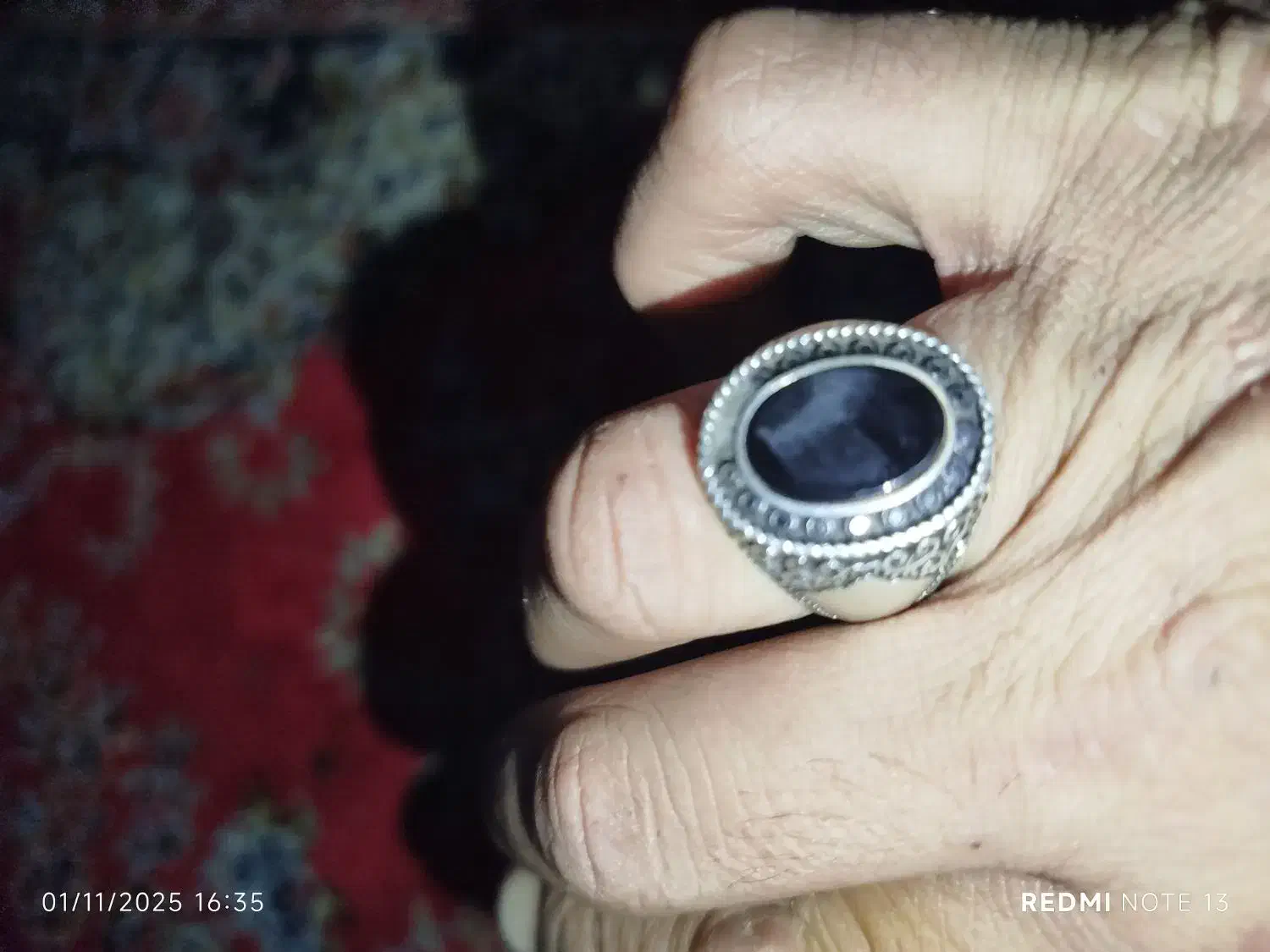 انگشتر یاقوت کبود|جواهرات|علی‌آباد کتول, |دیوار