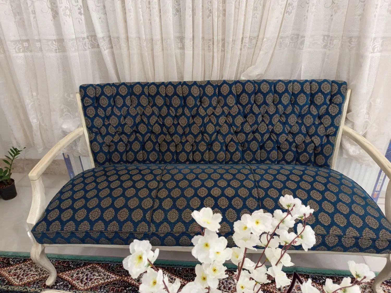 مبل هفت نفره چوب راش کرجستان|مبلمان خانگی و میز عسلی|دلیجان, |دیوار