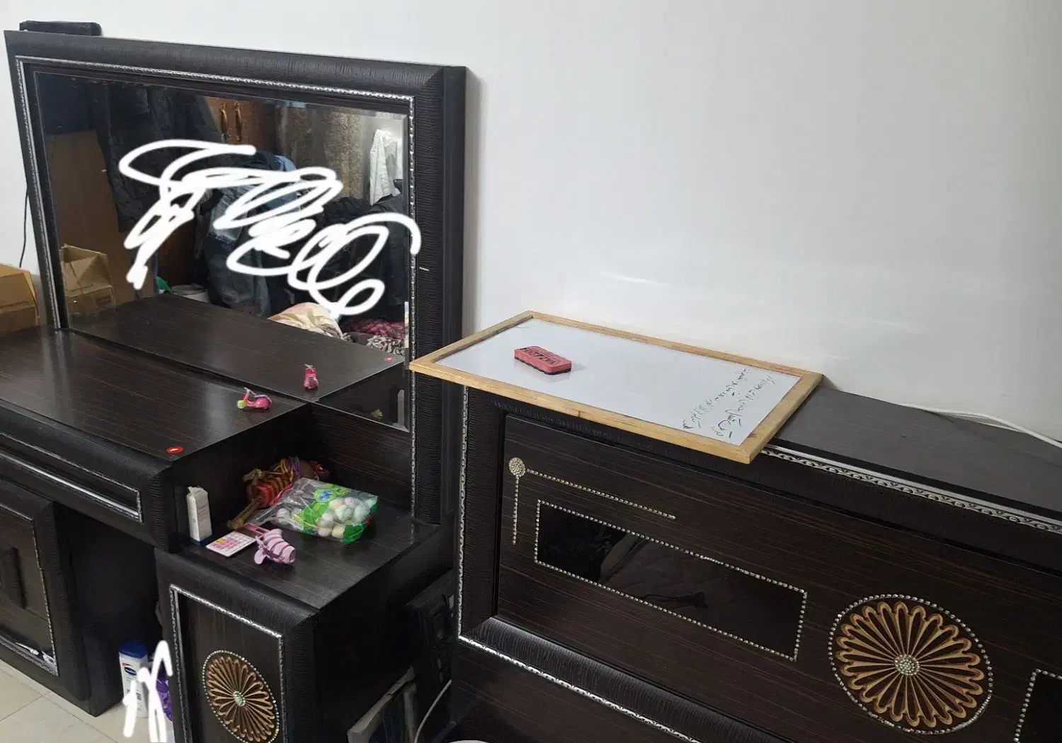 سرویس خواب ۲نفره|تخت و سرویس خواب|کرمان, |دیوار