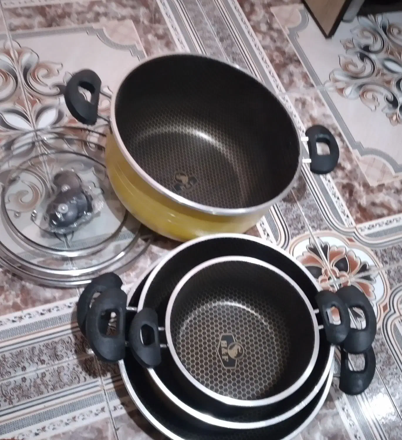 سرویس قابلمه تفلن نو نو|ظروف پختوپز|فشاپویه, |دیوار