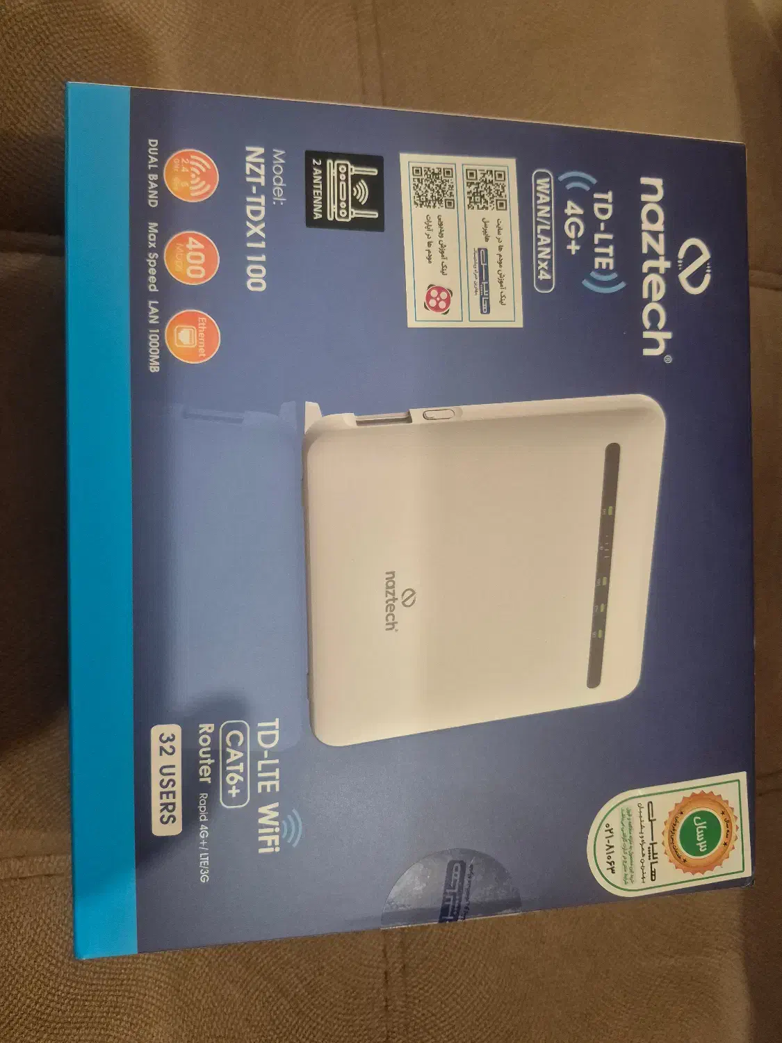 نزتک tdx-1100 4g+ tdlte|مودم و تجهیزات شبکه|پردیس, فاز ۱۱|دیوار