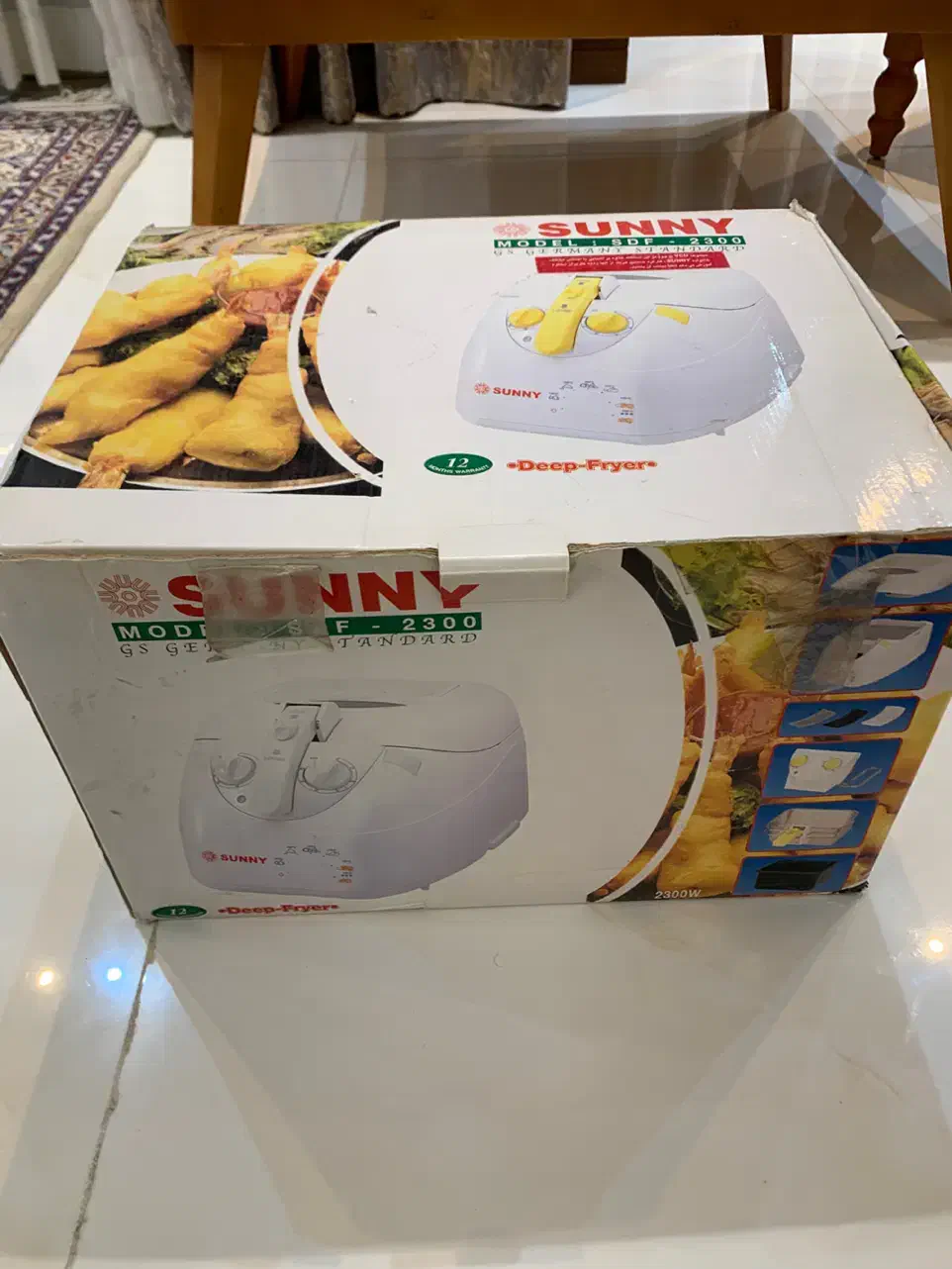 سرخ‌کن SUNNY مدل SDF-2300 تمیز و سالم|اجاق گاز و لوازم برقی پخت‌وپز|شاهین‌شهر, حافظ جنوبی|دیوار
