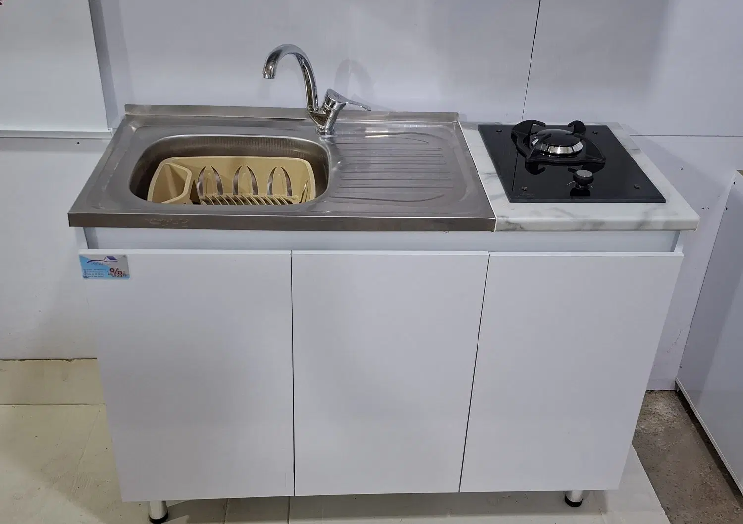 ست کابینت گاز تک شعله 120 cm زیر سینک دستگیره مخفی|مصالح و تجهیزات ساختمان|تهران, حسنآباد|دیوار