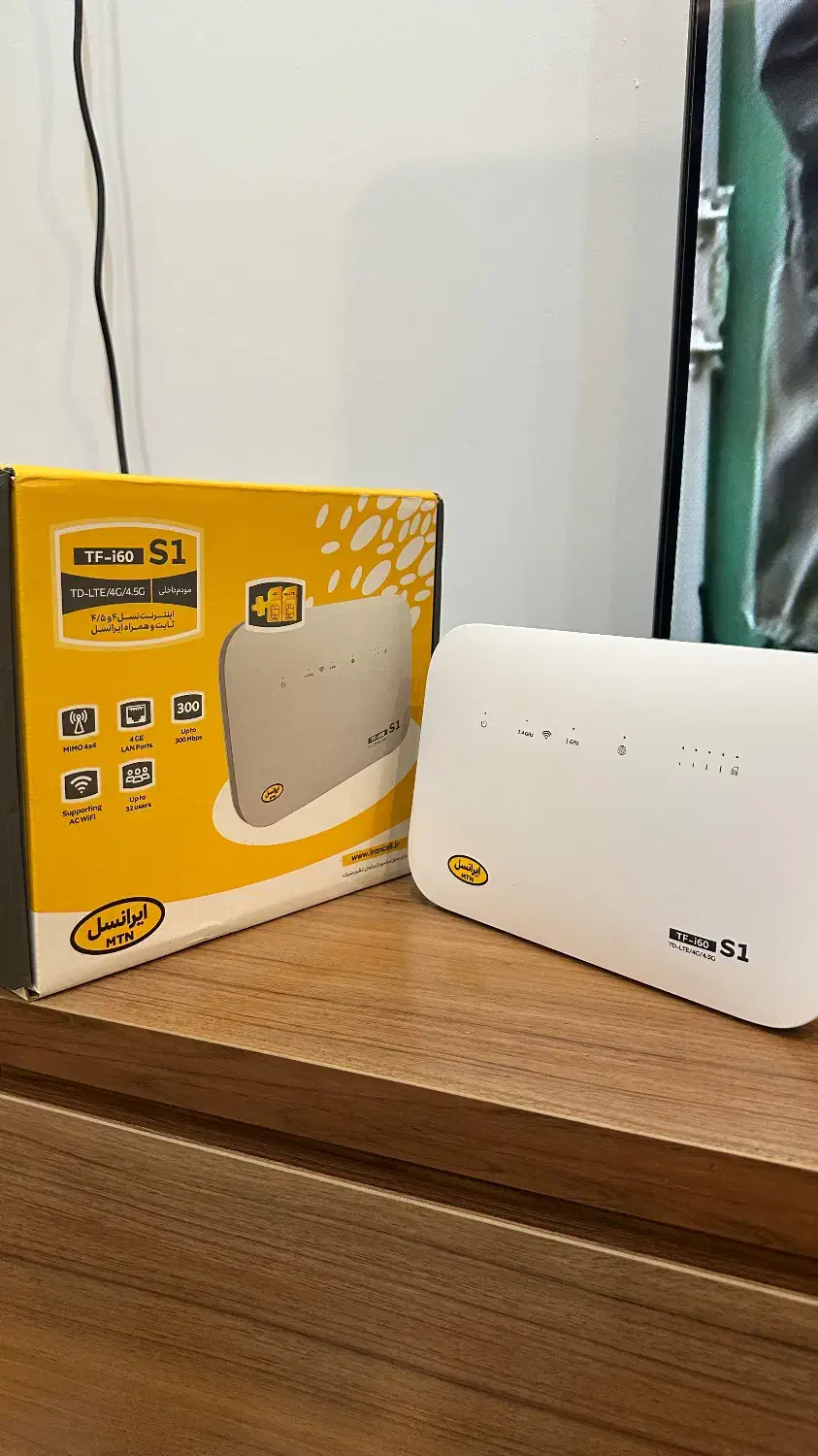 مودم 4.5G/TD-LTE ایرانسل مدل TF-i60 S1|مودم و تجهیزات شبکه|لنگرود, |دیوار