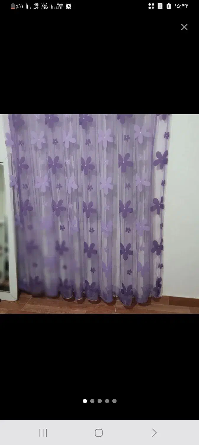 دوعدد پرده اتاق و پذیرایی|پرده، رانر، رومیزی|کردکوی, |دیوار