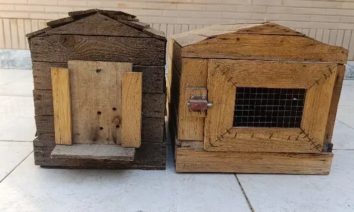 قفس چوبی|لوازم جانبی حیوانات|خمینی‌شهر, |دیوار