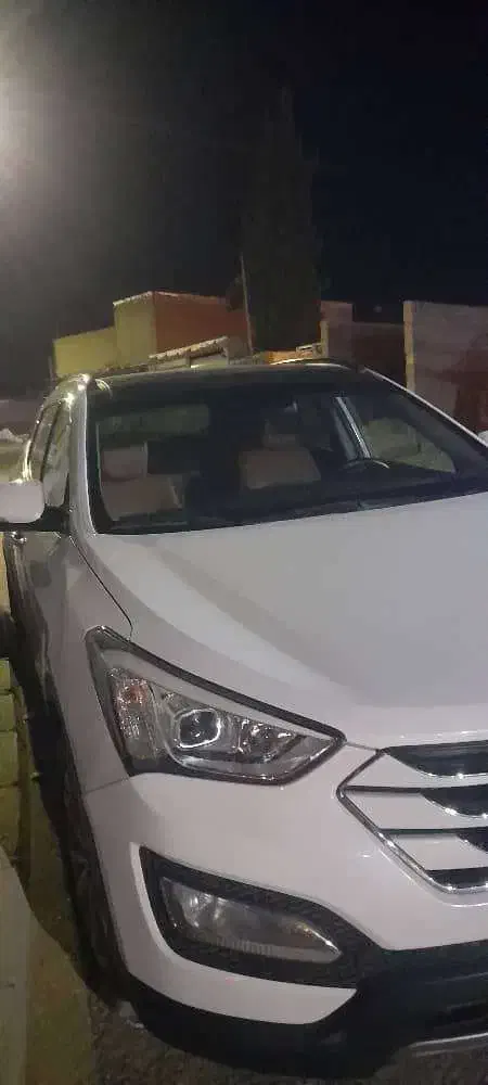 سانتافه سفیدصدفی ۲۰۱۵ نیم فول خلیج/ در شهر باغملک|خودرو سواری و وانت|اهواز, سپیدار|دیوار