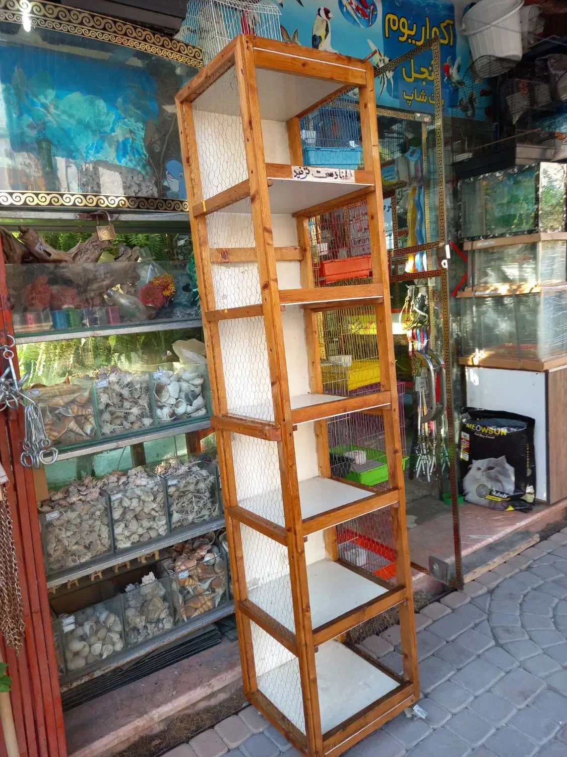 قفسه چوبی، برای جفت کن کبوتر|لوازم جانبی حیوانات|نوشهر, |دیوار