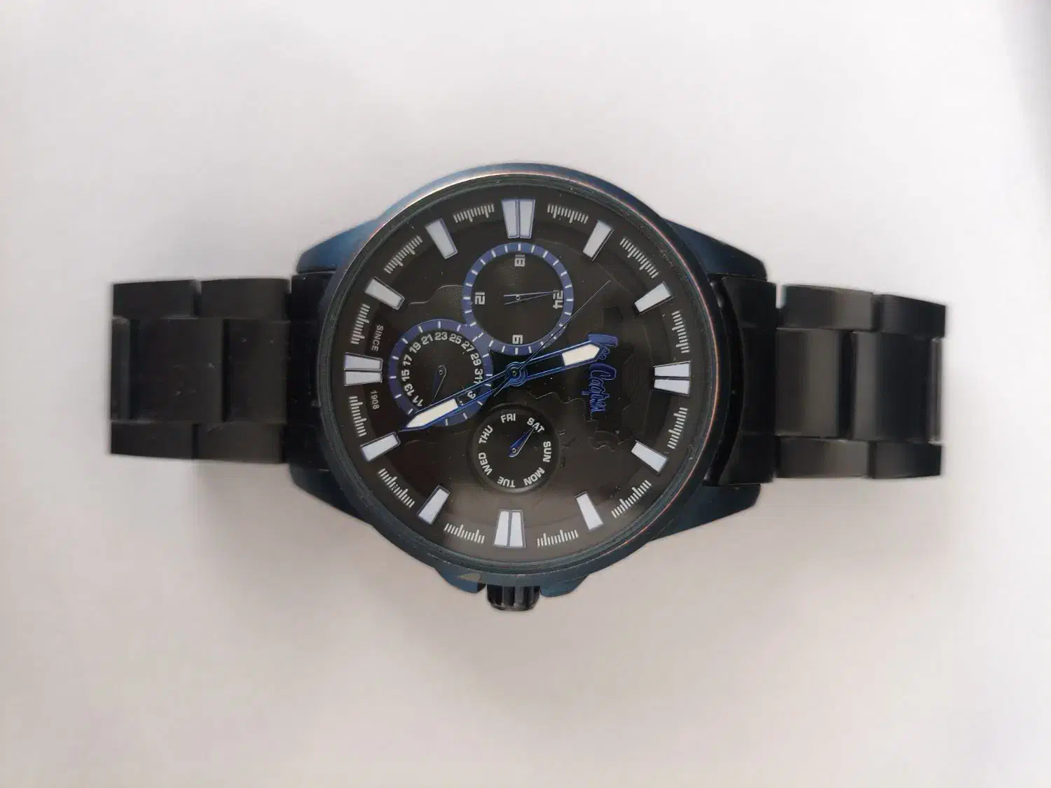 ساعت مچی مردانه مشکی سه موتوره|ساعت|زنجان, |دیوار