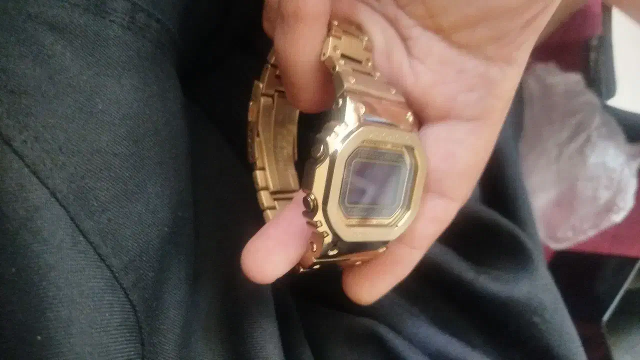 جی شاک اصل ژاپن مدل استیل طلائی|ساعت|اصفهان, ابر|دیوار