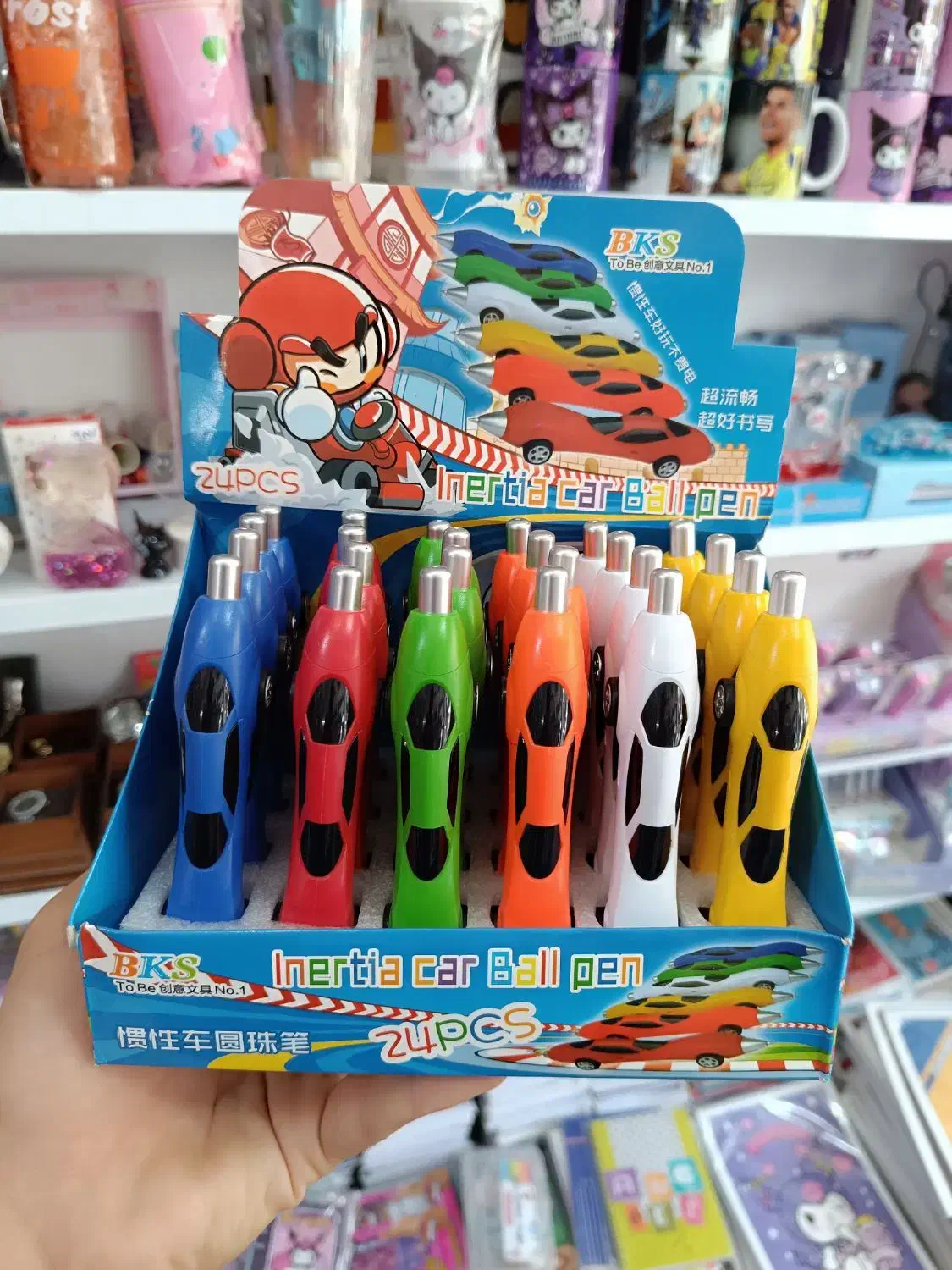 لوازم تحریر / خودکار فشاری طرح ماشین|لوازم التحریر|قم, نخودی|دیوار