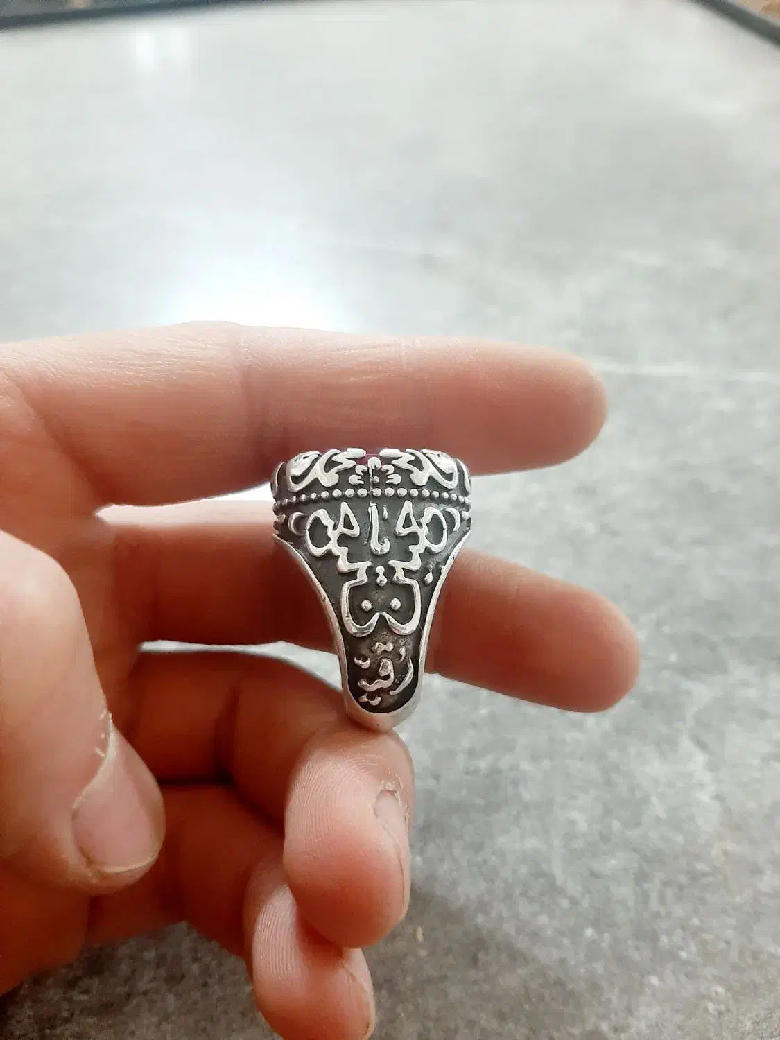 ۲انگشترنقره دستساز خاص|جواهرات|خوی, |دیوار