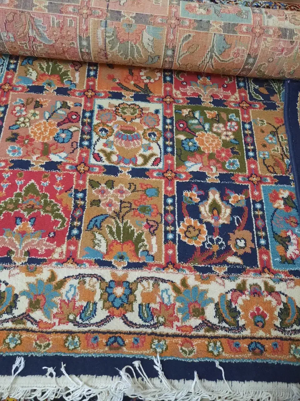 فرش ۴متری طرح سنتی|فرش|چهارباغ, |دیوار