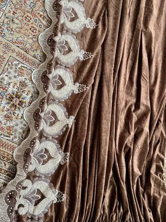 دو عدد پرده تزیینی|پرده، رانر، رومیزی|اصفهان, باغ زیار|دیوار