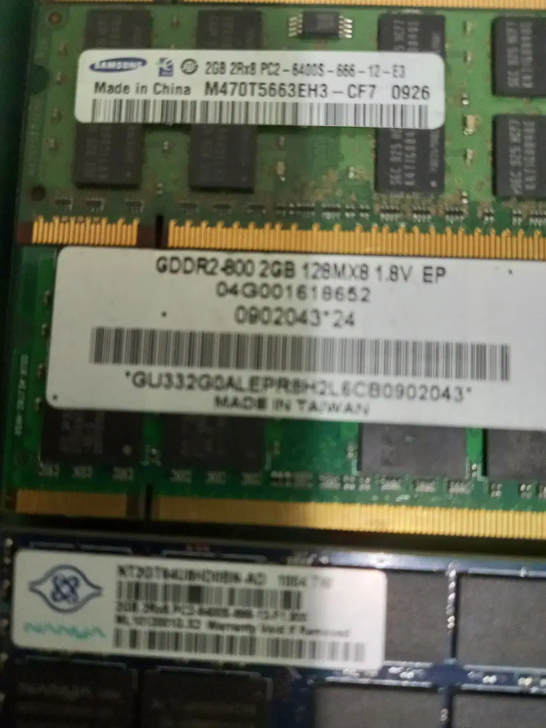 رم استوک ddr2 2G لپتابی|قطعات و لوازم جانبی رایانه|بیرجند, |دیوار