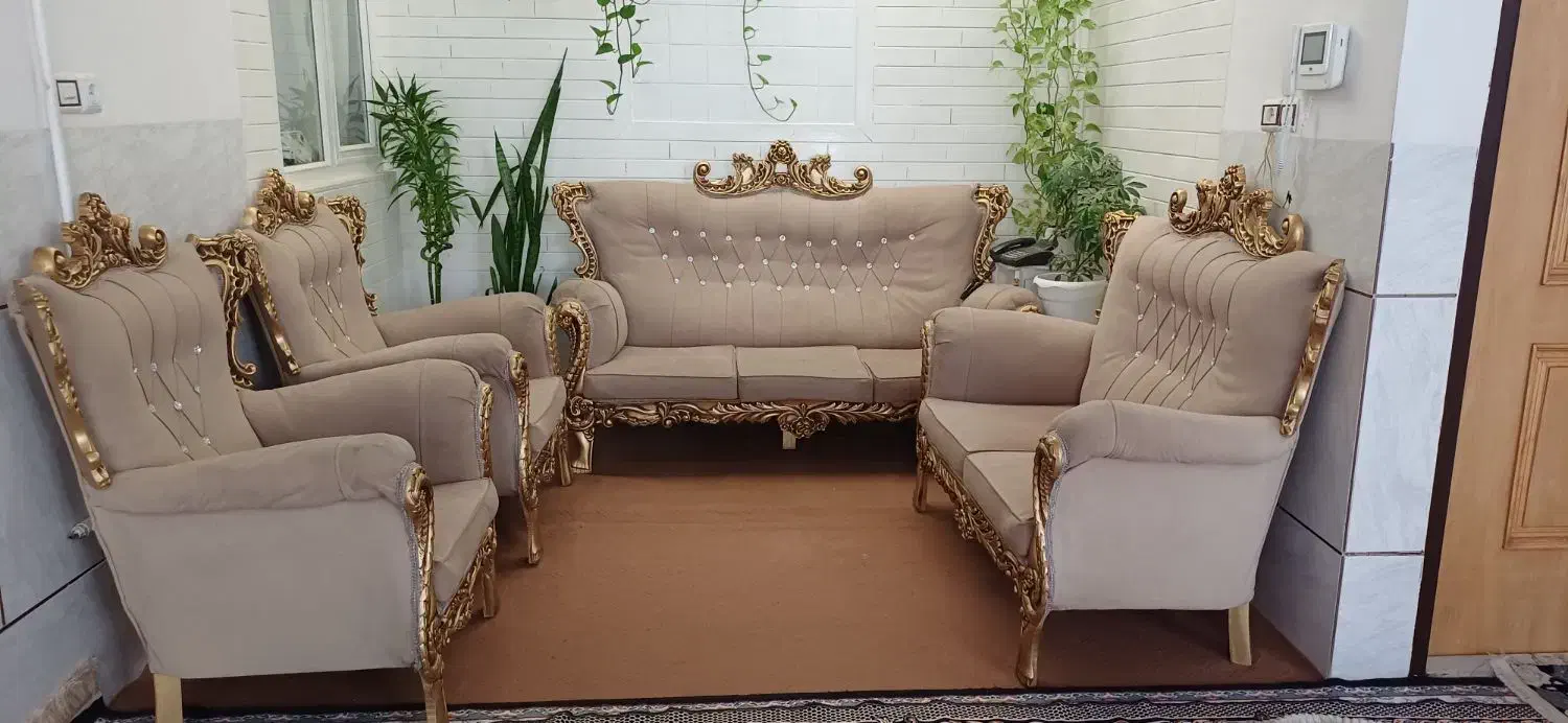 مبل ۷نفره|مبلمان خانگی و میز عسلی|لنجان, |دیوار